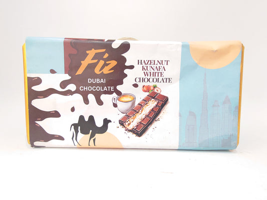 Fiz Hazelnut Kunafa White Chocolate - 240g