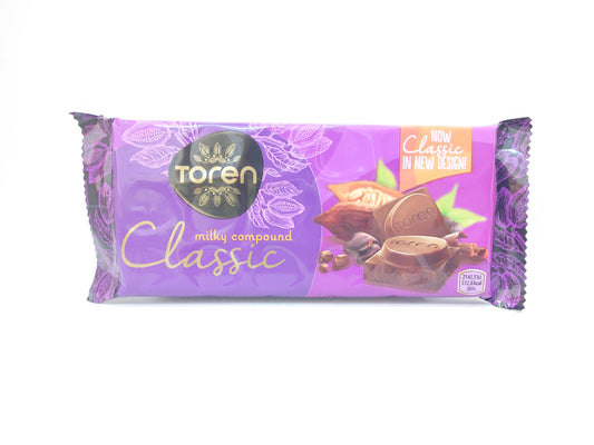 Toren Classic Milky Compound Chocolate Purple - 100g