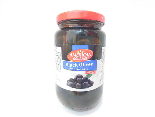 American Gourmet Black Olives - 360g