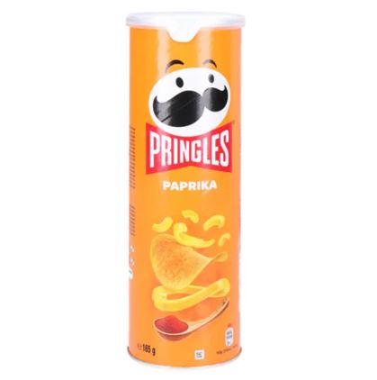 Pringles Paprika Potato Crisps - 165g