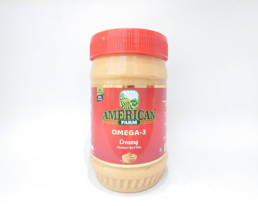 American Farm Omega-3 Creamy Peanut Butter - 510g